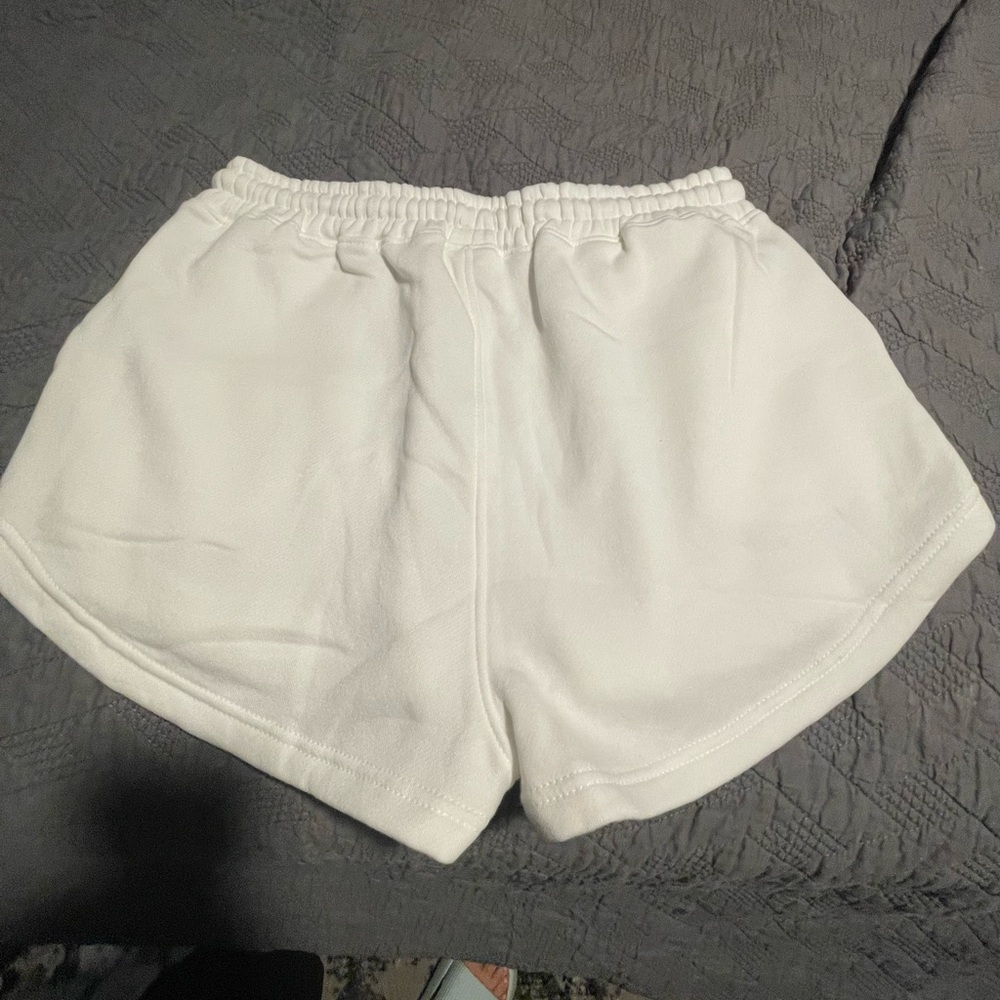 Six Stories Women's White bride Sweat Shorts